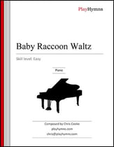 Baby Raccoon Waltz piano sheet music cover